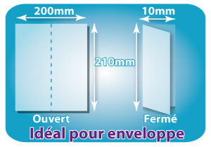 Dépliants / Plaquettes ouvert 200x210mm - fermé DL 100x210mm plié 1 pli type de pliage Dépliants / Plaquettes ouvert 200x210mm - fermé DL 100x210mm plié 1 pli type de pliage